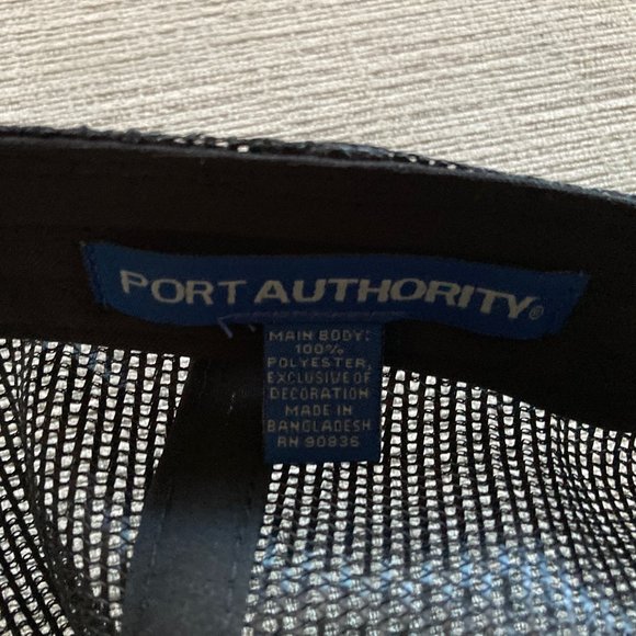 Trucker Hat - Muir Beach Volunteer Fire Dept with Dog logo - surf pattern - NWOT - Picture 8 of 10